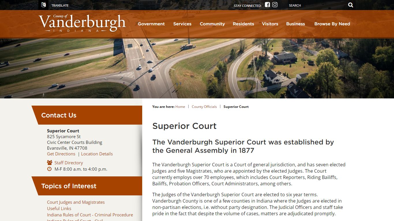 Superior Court / Vanderburgh County - Evansville, Indiana